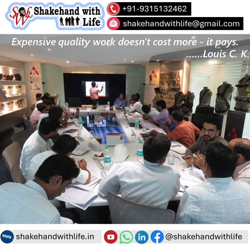 sharma_ndr's tweet photo. "Expensive quality work doesn't cost more - it pays." ……Louis C. K

Shakehand with Life #quality #qualityassurance #QualityMatters #qualitycontrol #training #traininganddevelopment #trainingprogram #trainingandconsultancy https://t.co/g6ZPgJ2wld