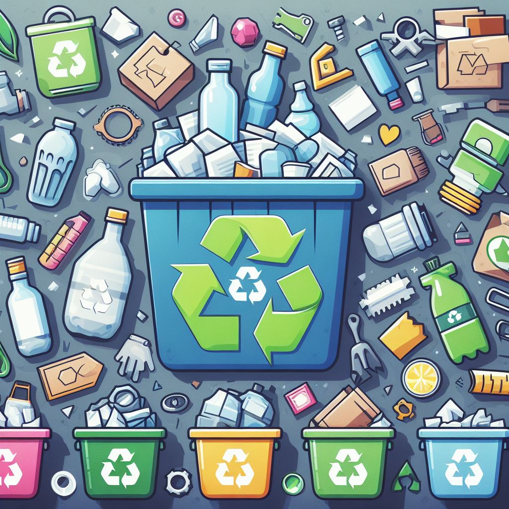 In every bin, there's a chance for transformation. ♻️ Let's embrace recycling as a powerful step towards a sustainable future. Together, we're making a world of difference, one material at a time. 💪🌿