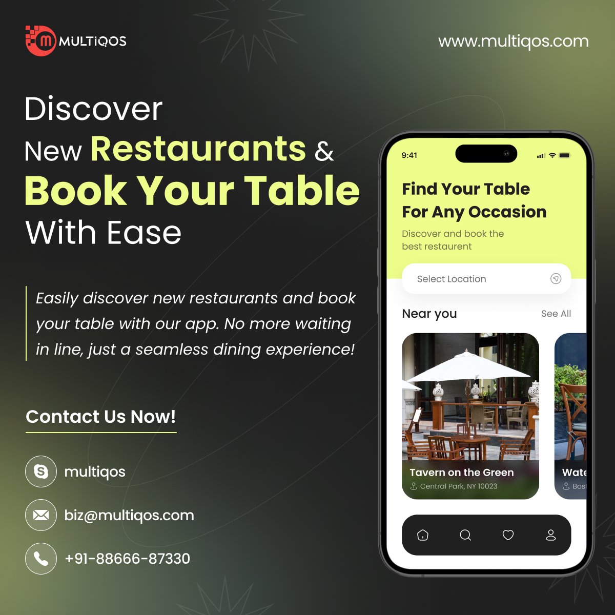 MultiQoS's tweet photo. Revolutionize the restaurant industry with #MultiQoS, offering full-service restaurant app development solutions in a sizzling $11.2B market!
https://t.co/yqAldGrYdf
#restaurantapp #foodtech #diningrevolution #mobileordering #fooddelivery #techtrends #restauranttech #AppDev https://t.co/qtivqM0tbH