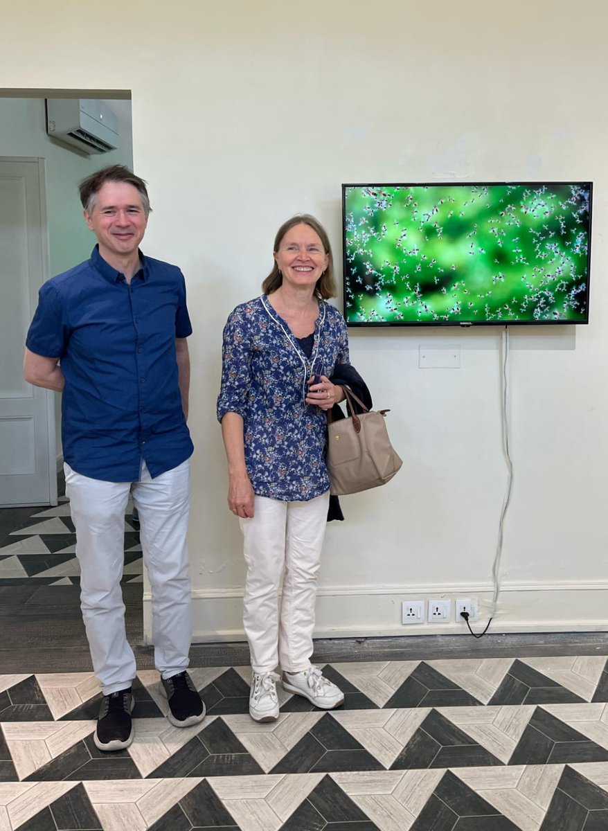 FranceinPak's tweet photo. 🇦🇹🇫🇷digital arts pioneers Laurent Mignonneau &amp; Crista Sommerer presented two works @LahoreDigiFest, representative of their 30-year long collaboration &amp; work at the intersection of natural science, technology and art. @EUNIC_Global @IFParis @aflhr @AustriaInPAK https://t.co/OXYomxroRU
