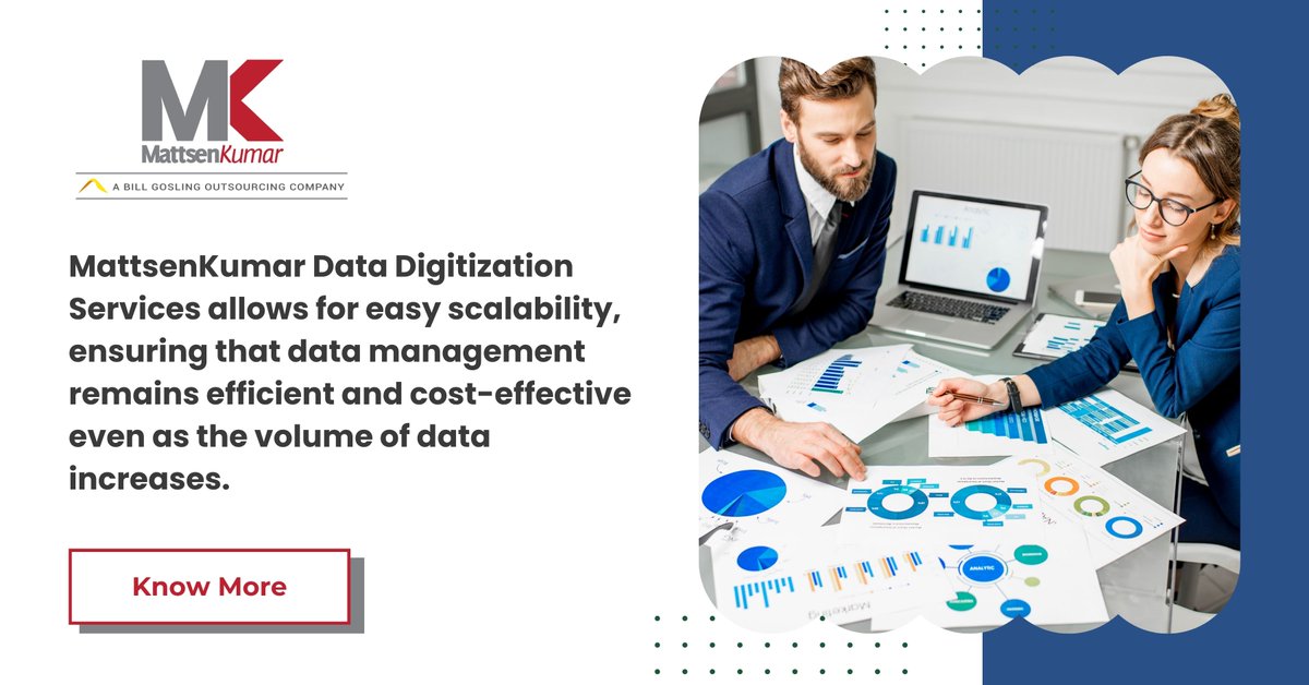 MattsenKumar's tweet image. Accelerate data retrieval, saving time and effort. Opt for MattsenKumar&apos;s Data Digitization Services for streamlined access to vital information. lnkd.in/dAaCRAXm

#datadigitization #DataManagement