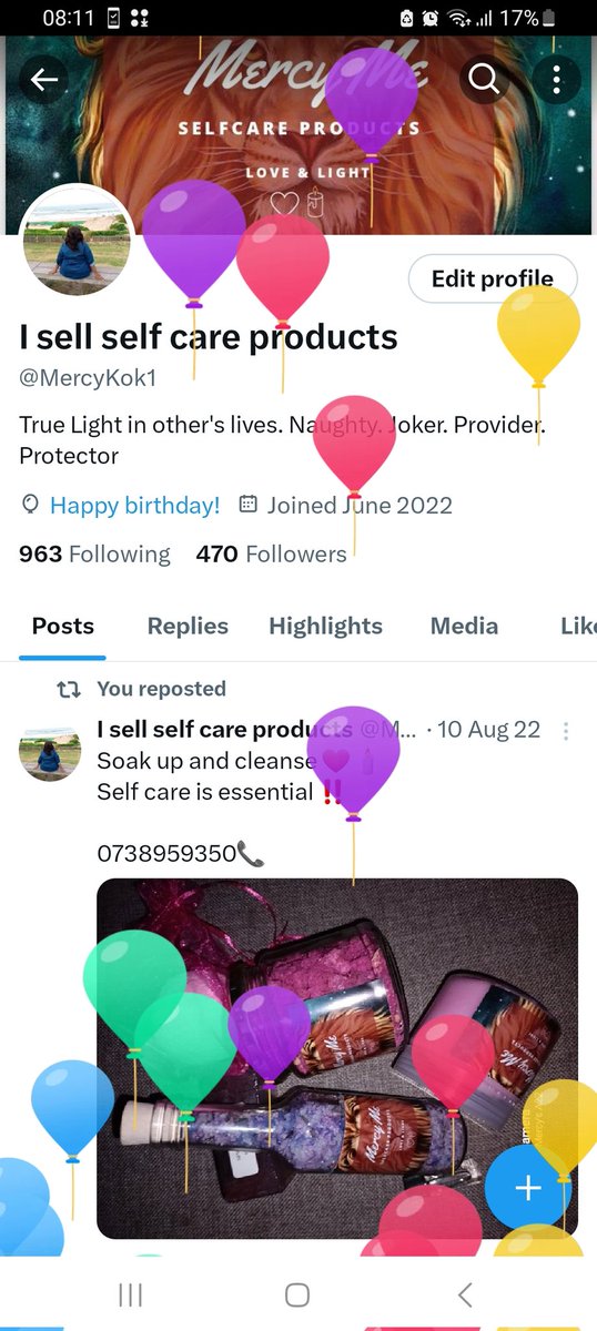 I sell self care products tweet media