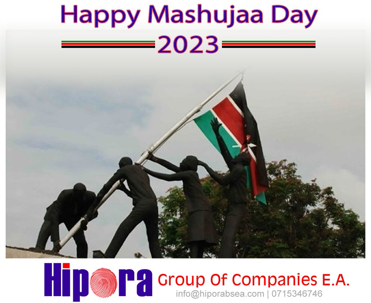 HiporaBsea's tweet photo. Happy #MashujaaDay from all of us here at HIPORA GROUP OF COMPANIES; Wishing you all a restful and happy holiday.
#lossprevention #inventorymanagement #SecuritySolutions #outsourcing https://t.co/K5ijJeTEsd