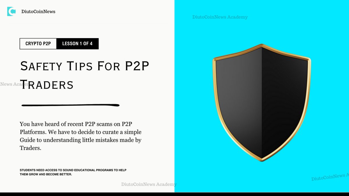 Diutocoinnews's tweet photo. 🔒 Safeguard Your P2P Crypto!
🚀 Top P2P Trading Security Tips For Naira - USDT P2P Transactions
Diving into peer-to-peer crypto trading? 💰 Protect yourself with these essential security tips. #CryptoSecurity #cryptop2p #naira #usd #usdt #P2PTradingTips 💡 https://t.co/FkOOvTTvD0