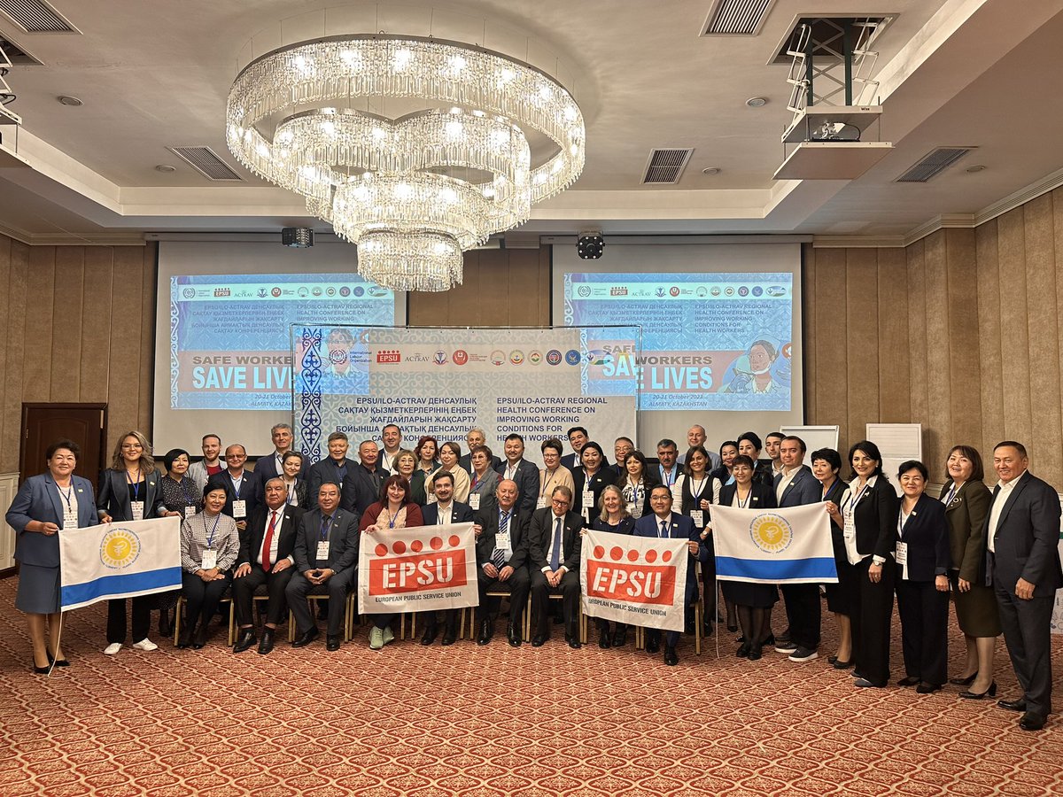 We have started <a href="/EPSUnions/">EPSU</a> and <a href="/ILOACTRAV/">ILO ACTRAV</a> regional health conference on improving working conditions of health workers in Central and Eastern Europe. Crucial topics shortages, mental health and migration.