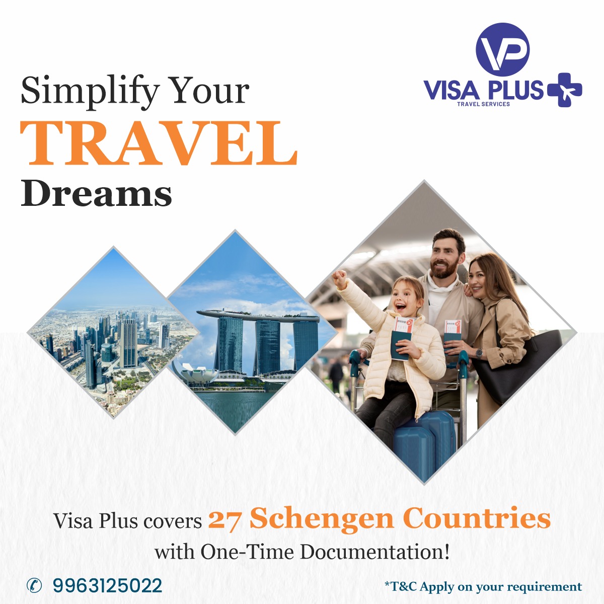 Visa Plus covers 27 Schengen countries with one-time Documentation. 

#TravelWithEase #ExploreTheWorld #YourGlobalJourney #UnforgettableEscapes #RoamFree #DreamDestinations
#TravelGoals #DiscoverNewHorizons #JetsetLife #VacationModeOn #EscapeAndExplore #AdventureAwaits