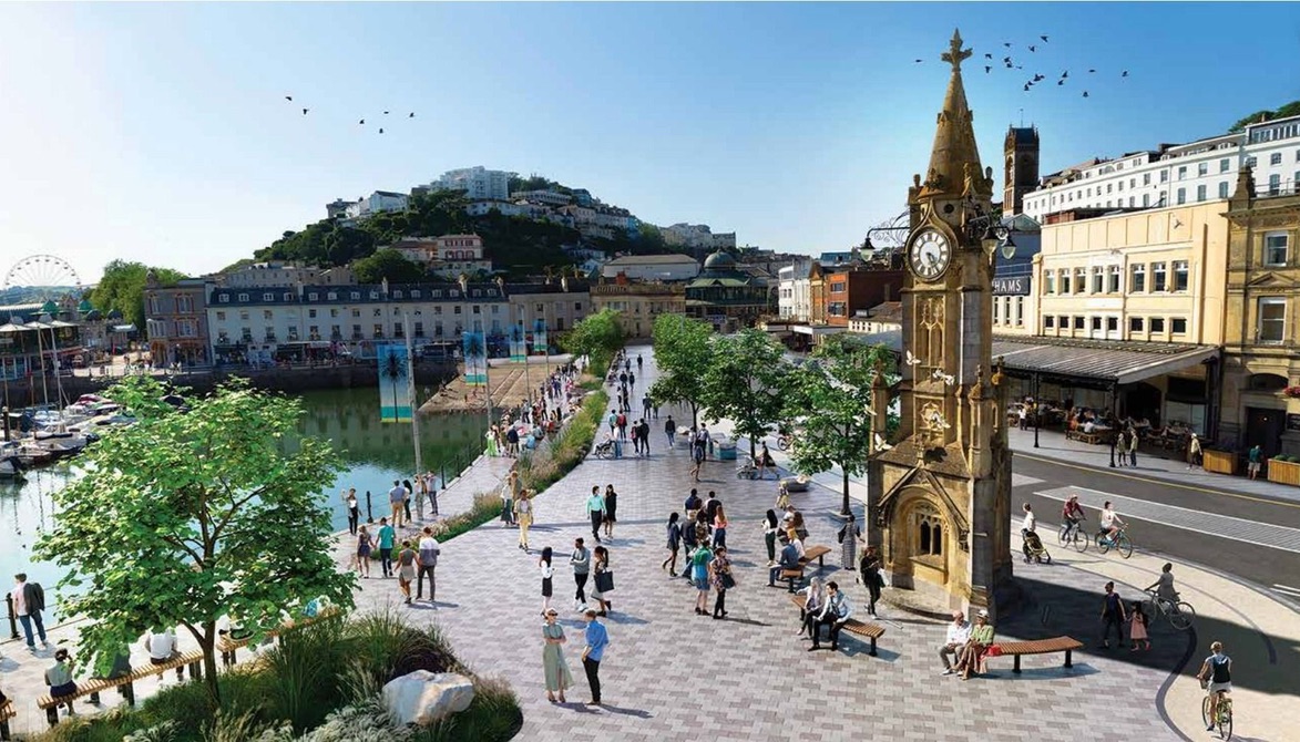 VinceFlower's tweet photo. "Exciting news! Torquay's Town Investment Plan is one step closer to reality. A brighter, better town centre for all! 🌟 #TorquayDevelopment #FutureReady" https://t.co/YpH61D1lHk https://t.co/XVL9cVx6JA