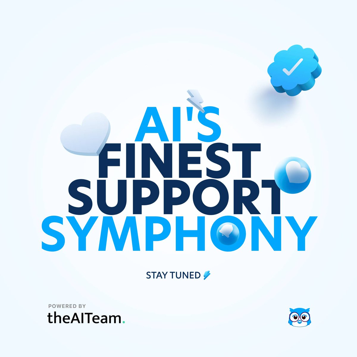0xAIT's tweet photo. We've been building something new in the CX space!

Stay tuned!

#0xait #TheAiTeam #SaaS  #customerexperience #AI https://t.co/3ap7Te21jV