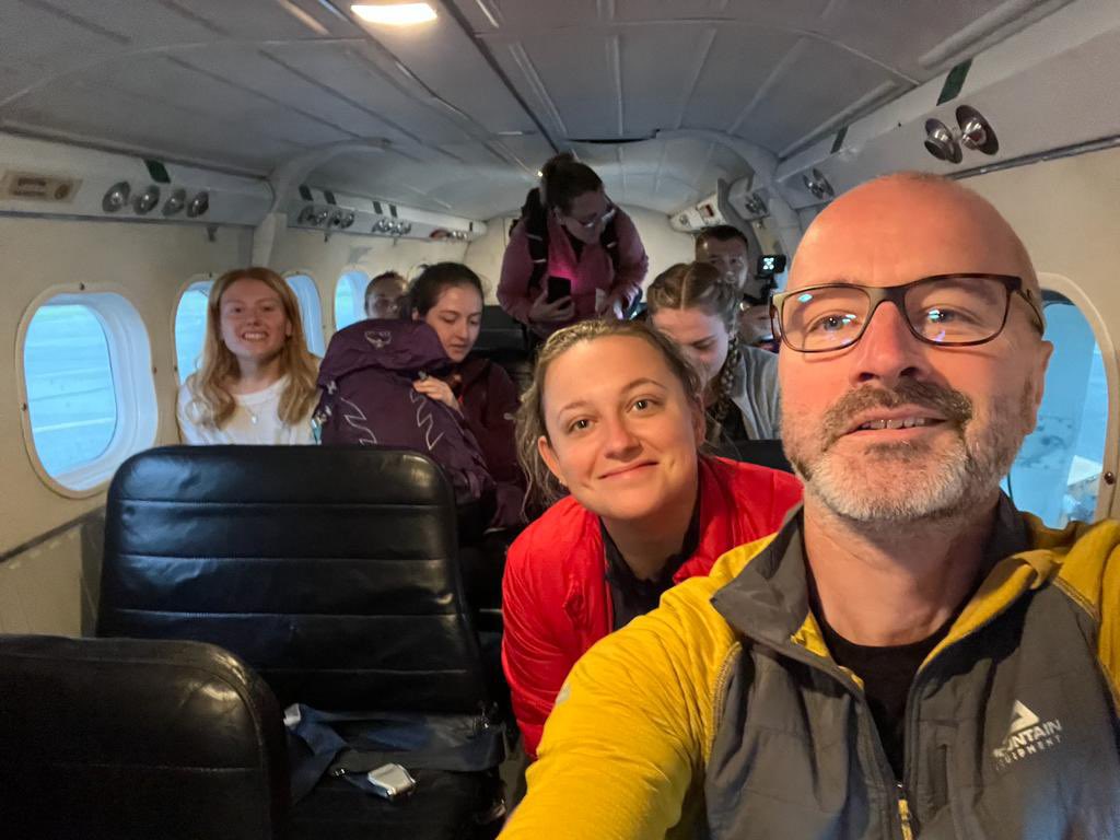 The team arrived in Lukla yesterday and have started their trek! #eschallenge2023 #thinblueline #tasccharity @ThinBlueLineUK @TASCharity #everest #fundraising