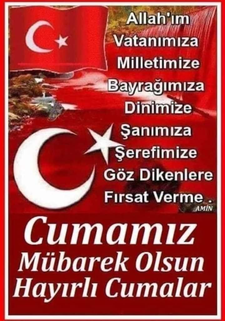 Selamün Aleyküm Sabahınız Hayırlı Gününüz Aydın Cumanız mübarek Olsun inşallah