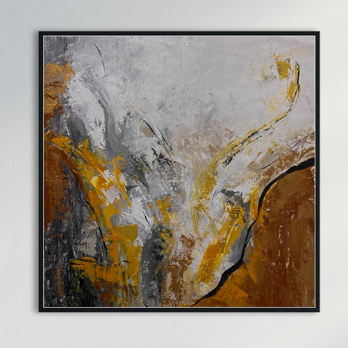 Krivaarthouse's tweet image. The Dark Brown Acrylic Texture with yellow spots on a Grey Canvas artwork that can add depth and intrigue to spaces
FREE Global Shipping Available, Purchase Here
krivaarthouse.etsy.com/uk/listing/147…

#darkart #acrylictexture #abstracttexture #greycanvas #interiordecor #acrylicpaint #ArtistOnX