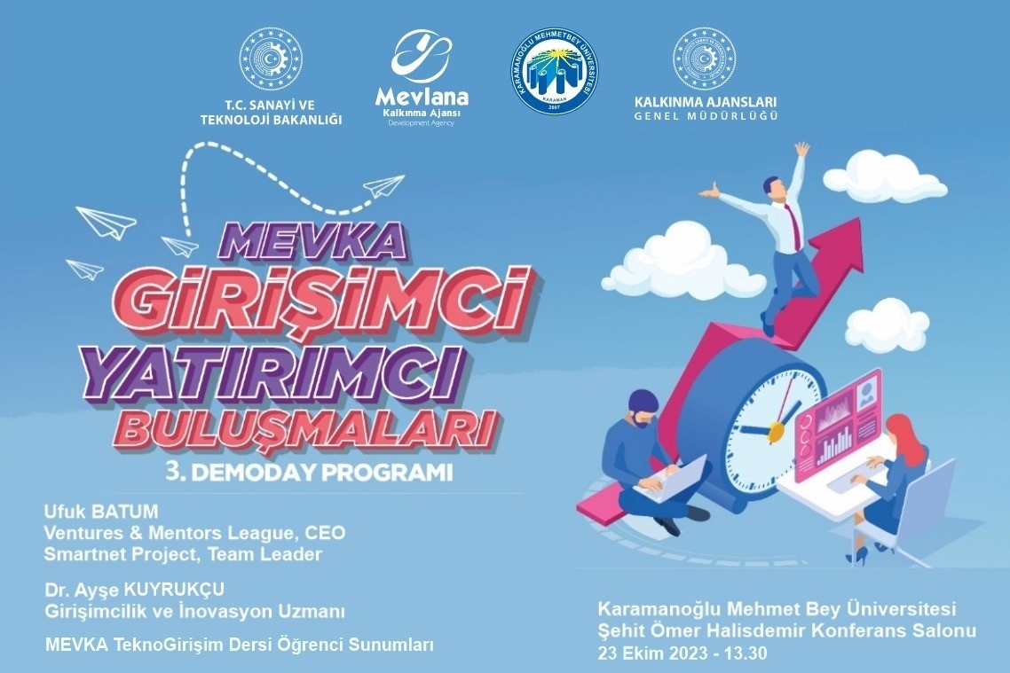 GivKonya's tweet photo. MEVKA Girişimci Yatırımcı Buluşmaları
Yatırımcı ile girişimciyi buluşturacak olan MEVKA TeknoGirişim Dersi Programında yer alan girişimci adayları yapacakları sunumlarla girişimlerini yatırımcılara anlatacaklardır.
#girişimcilik #müteşebbis #mevka #işfikirleri #yatırım https://t.co/UoNa6KS9dw