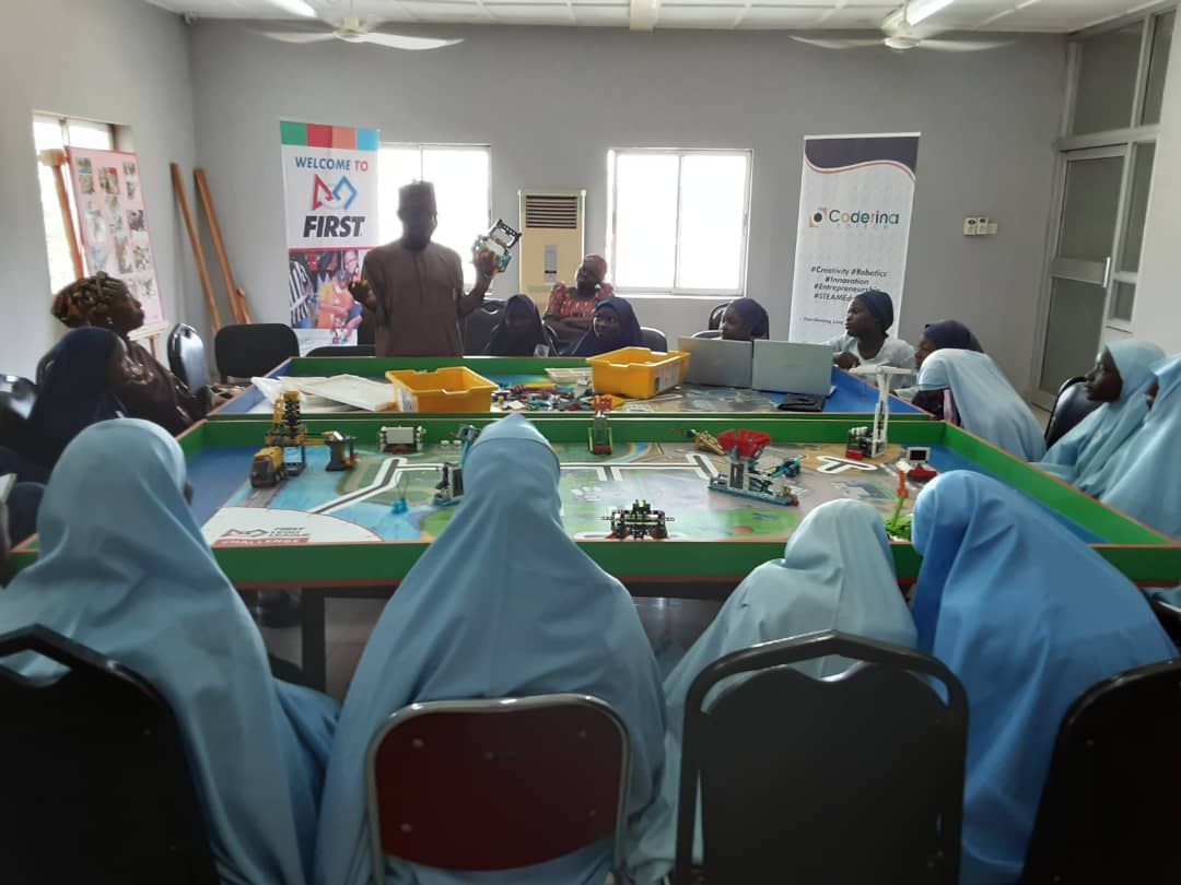 coderina's tweet image. Things we do with passion
We had an inspiring session on Robotics with students of Sa'adu Zungur Secondary School at Bauchi National Library.
We always raise the bar
#coderinaib
@sap4good @dowNewsroom @NigEducation @FIRSTLEGOLeague @Ford @firstweets @LEGOFoundation
#steam