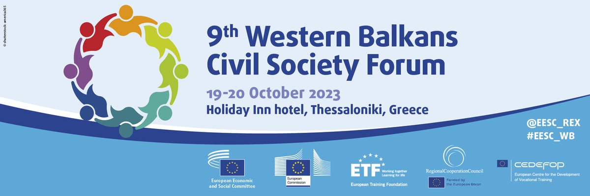 @EESC_REX 📢Starting soon: Day 2 - Western Balkans Civil Society Forum in Thessaloniki 🇬🇷 8:30-12:30 CET ▶️Civil society's contribution to the implementation of the Green Agenda and sustainable development of the South-East Europe 📺👉europa.eu/!f9V4TX Press welcome