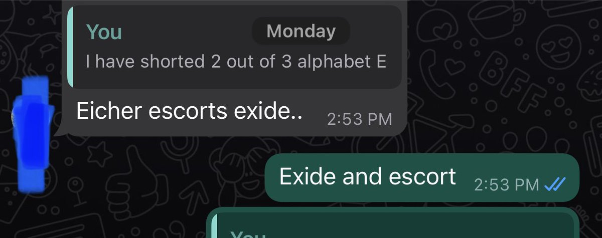 GannDecoder's tweet photo. I am not #selfish shared the trade shorting alphabets “E” on Monday
#Exide #Escort
#GANN #Ganncalculation #StockMarketindia #stocks #stockstowatch #TradingSignals https://t.co/RvRvpHAXT1
