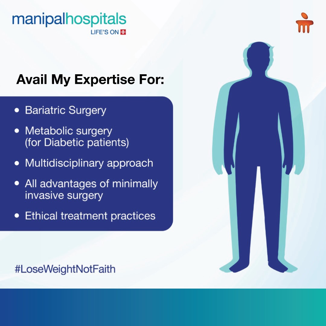 A lot of my patients ask me what are my expertise? Well, here is the answer 👇
#bariatricsurgeon #surgeon #Manipalhospitals #manipalhospitalmillersroad #bariatricsurgery #weightloss #weightlosssurgery #weightlossjourney