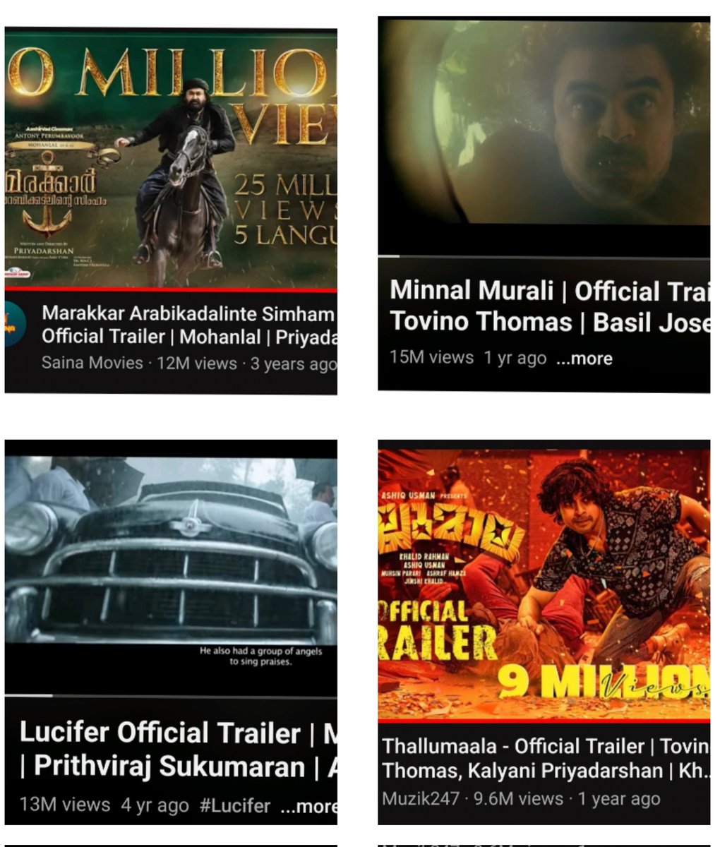 #IMO
Best Trailers of Mollywood till date🤟
ഈ trailer cuts ഉണ്ടാക്കിയ Hype 🥵
#Lucifer 
#Minnalmurali
#Marakkar
#Thallumala 

#Mohanlal #Tovino