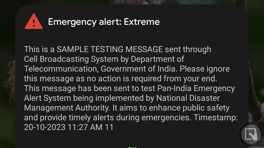 Raj05137948's tweet image. #AlertMessage #telecom #gove