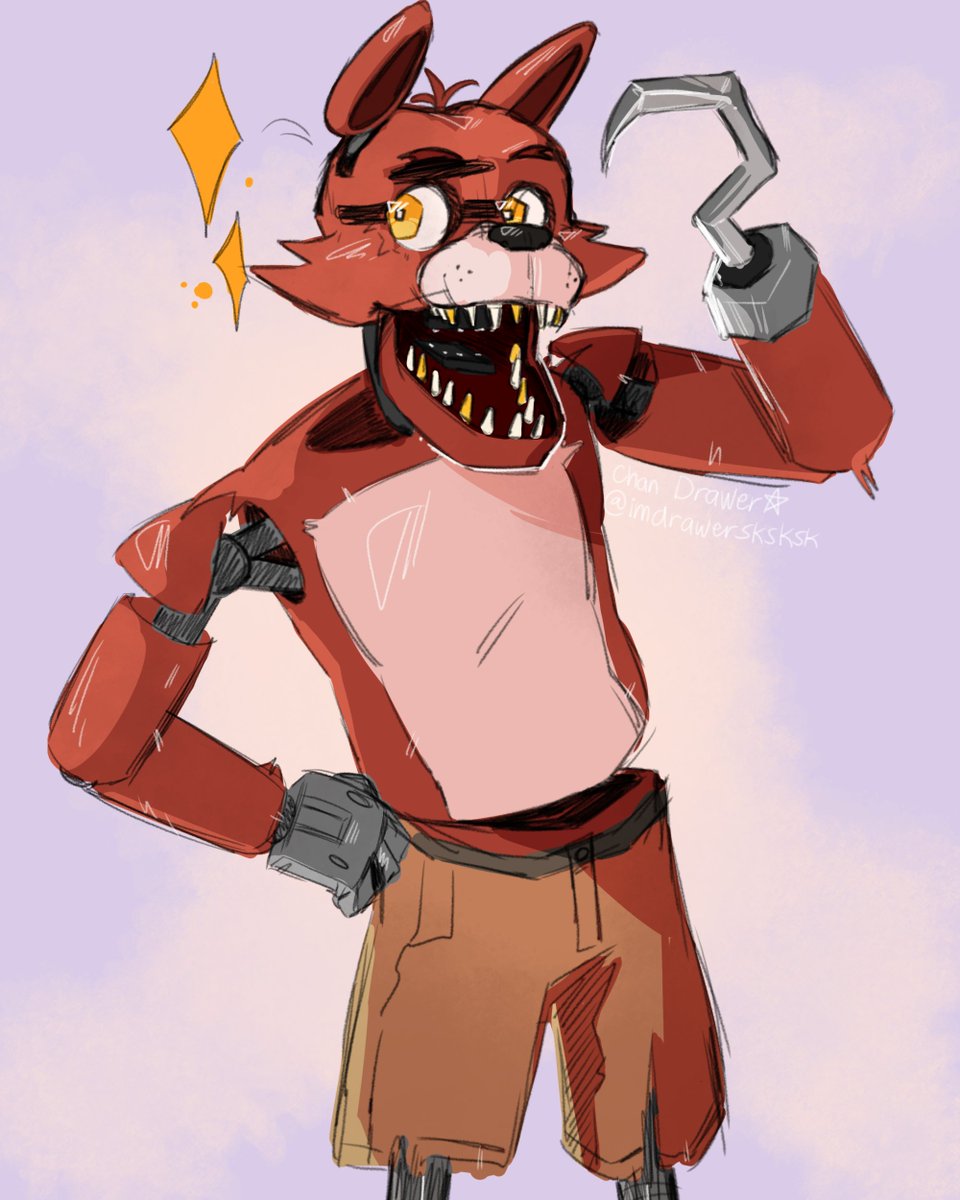 imdrawersksksk's tweet photo. #fnaf since fixed foxy is now canon aaaaaa https://t.co/QAzKdhIAGq