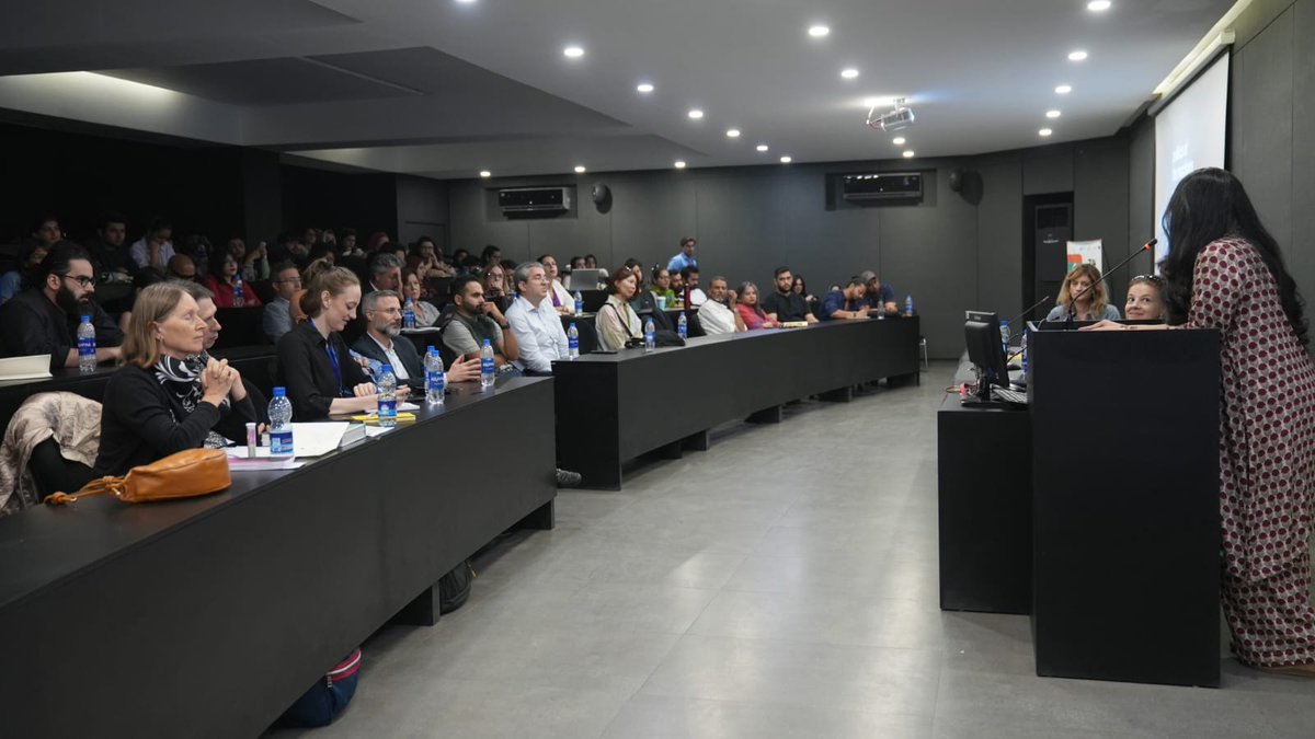 FranceinPak's tweet photo. On behalf of EUNIC-🇵🇰 our cultural attaché opened Lahore’s 1st conference on digital arts, a growing space for artistic expression &amp; 🇵🇰🇪🇺collaborations, with great potential for 🇵🇰’s young creators &amp; entrepreneurs @EUNIC_Global @IFParis @LahoreDigiFest https://t.co/EXnJh2Ssa8