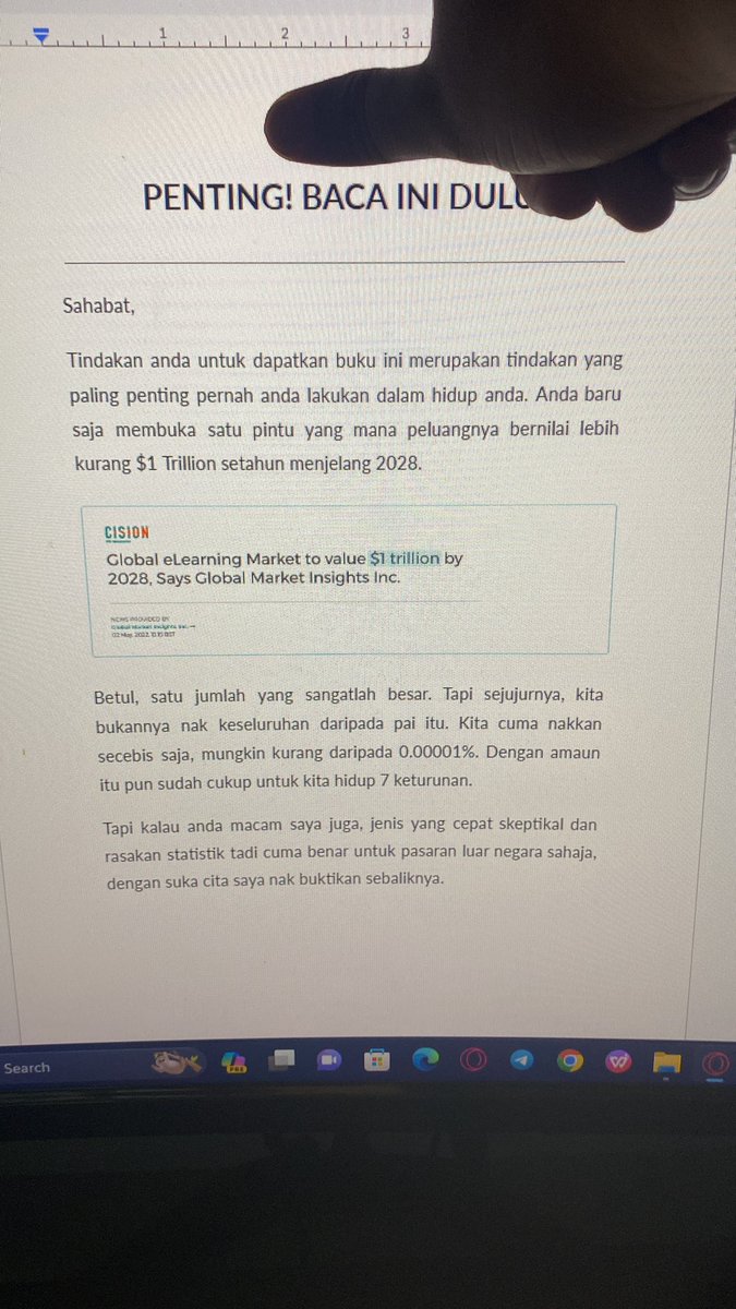 thepaehbrian's tweet photo. Buku terbaru next month. This one is shorter tapi straightforward, copy paste saja the steps.

Bagi yang join Sell Your Info Product Challenge, akan dapat free copy 🔥.

Join waiting list Sell Your Info Product Challenge untuk layak diskaun RM100:

Link di tweet kedua. https://t.co/ORpsg4qxf4