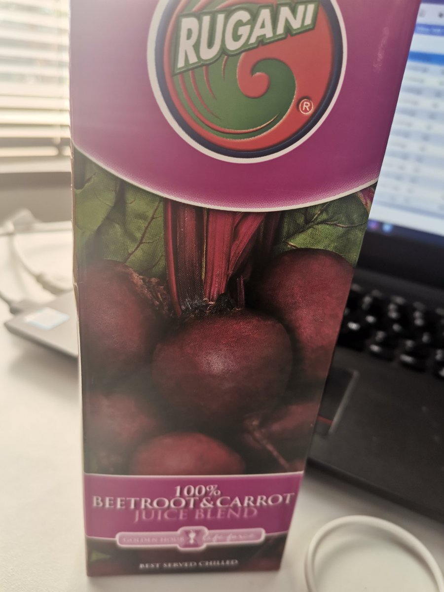 We are all drinking our beetroot juice aker 😊🤤?