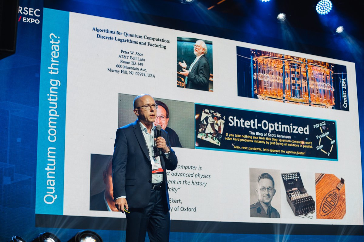 European Cybersecurity Forum - CYBERSEC (@cyberseceu) on Twitter photo Where do we stand in quantum computing❓ How close are we to a potential breakthrough in breaching common encryption❓
<a href="/KonradBanaszek/">Konrad Banaszek</a> expressed his thoughts at #CS23_EXPO⤵️
📽️youtube.com/watch?v=cZP4sh… Where do we stand in quantum computing❓ How close are we to a potential breakthrough in breaching common encryption❓
<a href="/KonradBanaszek/">Konrad Banaszek</a> expressed his thoughts at #CS23_EXPO⤵️
📽️youtube.com/watch?v=cZP4sh…