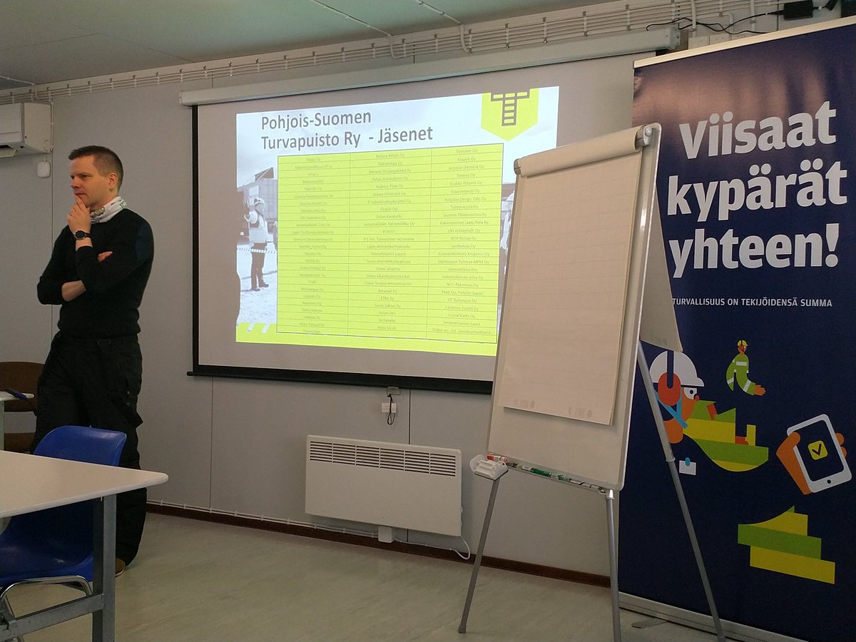 MasterOfSafety's tweet photo. Vierailu #turvapuisto'ssa. Olennainen sisältö safety-ohjelmassa! Vaikuttavuutta hakemassa... #EMBAOULU #oulubusinessschool https://t.co/1QJKWCdr74
