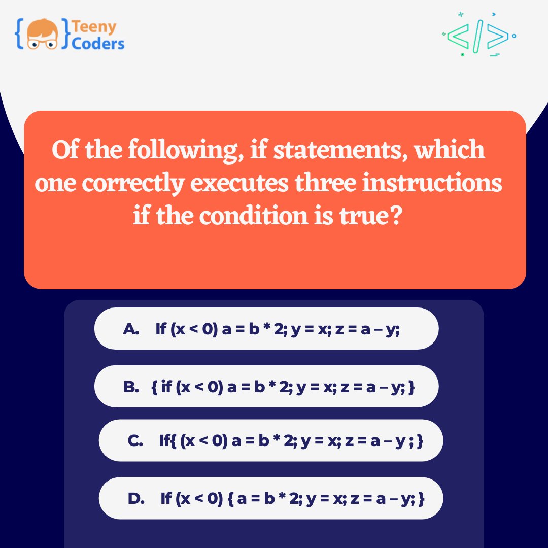 CodersTeeny's tweet image. ๐ง Ready to test your coding knowledge? ๐ป Join us for the ultimate #ProgrammingQuiz! ๐ค
๐ Challenge yourself with brain-teasing questions and compete with fellow tech enthusiasts. Are you up for the challenge? ๐
#Coders #QuizTime #CodeNewbie #learning #challenge #kids
