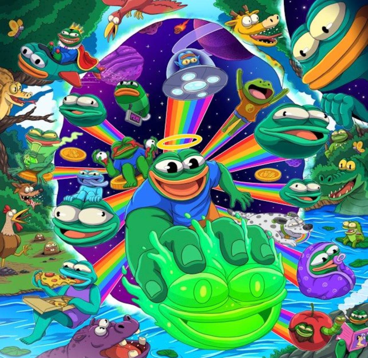 Fridays are our canvas, and the #PepeCommunity paints them with art, humor, and boundless positivity! 🎨🐸 Let's make this day a masterpiece, filled with unity and creativity. Together, we're crafting a truly unique #crypto experience. Cheers to a one-of-a-kind Friday #0xBE HAPPY