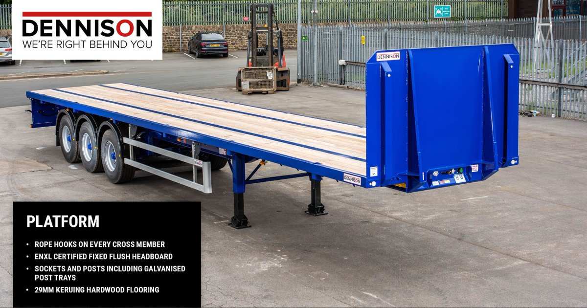 DennisonTrailer's tweet photo. Feature Friday: Platform Trailer
At Dennison Trailers, we manufacture a diverse range of purpose-built platform trailers tailored to each customer's unique needs and specifications.
#WereRightBehindYou #PlatformTrailer #Trailers #FeatureFriday https://t.co/Vvluo95Q6P