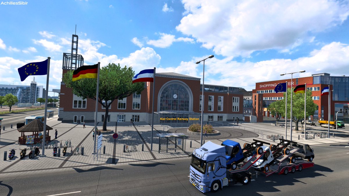 AchillesSibir's tweet photo. 1.48 Germany Rework #8
Kiel downtown!
#ets2 #EuroTruckSimulator2 #BestCommunityEver #SCSsoftware #achillessibir #mercedestrucks  #Dotecmods #Dotec https://t.co/SRrHDg7aiX