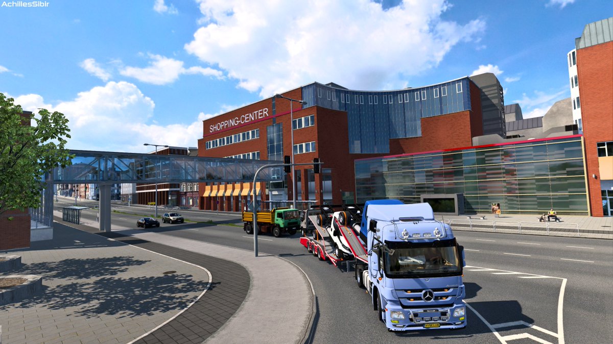 AchillesSibir's tweet photo. 1.48 Germany Rework #8
Kiel downtown!
#ets2 #EuroTruckSimulator2 #BestCommunityEver #SCSsoftware #achillessibir #mercedestrucks  #Dotecmods #Dotec https://t.co/SRrHDg7aiX