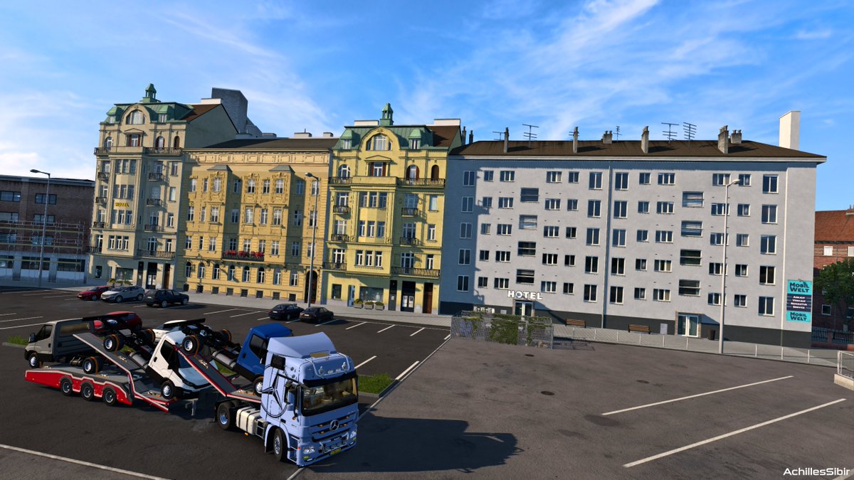 AchillesSibir's tweet photo. 1.48 Germany Rework #9
Kiel architectural buildings!
#ets2 #EuroTruckSimulator2 #BestCommunityEver #SCSsoftware #achillessibir #mercedestrucks  #Dotecmods #Dotec https://t.co/dUb7GFQwSt