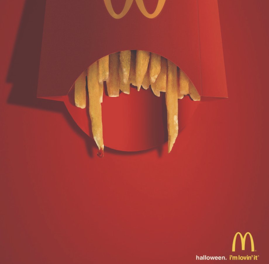 MaxDucarteron's tweet image. Halloween🎃: 13 exemples de publicités ultra-créatives qui captent instantanément l'attention.🧵