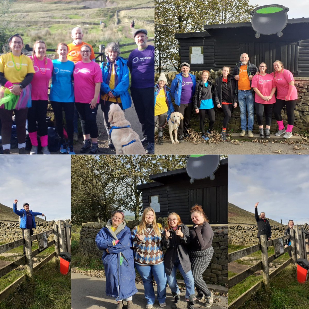Team well-being is always a priority at #CPOC, work can be isolating, it’s important to take time as a team. Well-being walk to the top of Pendle hill in gale force winds. @WeAreLSCFT #childrensnursing #weareateam