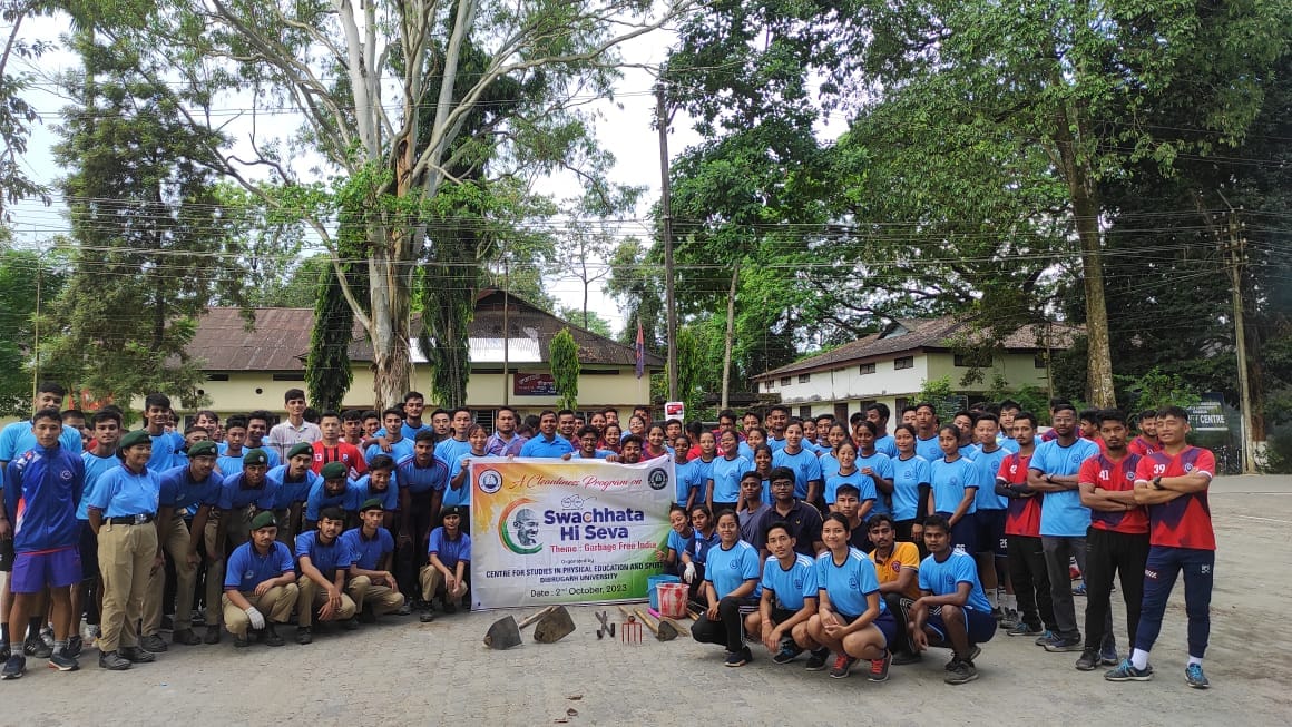 CSPESDU17092009's tweet photo. Swachchata Hi Sewa....
Observation of Gandhi Jayanti
Cleanliness program an initiative of CSPESDU & 46 ASSAM MED COY NCC, DU UNIT. DATE: 02.10.2023
#ercncte #NCTE #dibrugarhuniversity #CMOASSAM #cspesdu #physicaleducation https://t.co/Q4SGlPRz5c