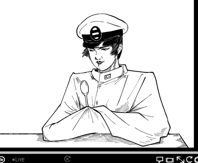 だんだん顔が刃牙っぽくなってくる古文提督 