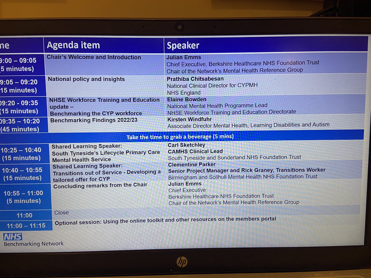 CYPMH @NHSBenchmarking conference-97% MH Trusts involved. Important opportunity to use data to reduce unwarranted variation & support QI. Ongoing work needed to reduce health inequalities & increase access #SolvingTogether Thankyou to all our staff working across our services!