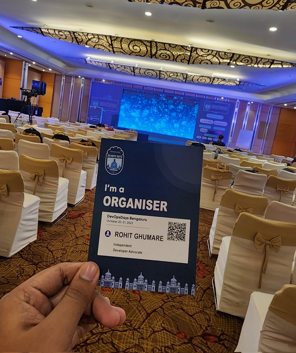ghumare64's tweet image. Hello 👋 from #DevOpsDaysBLR 🚨