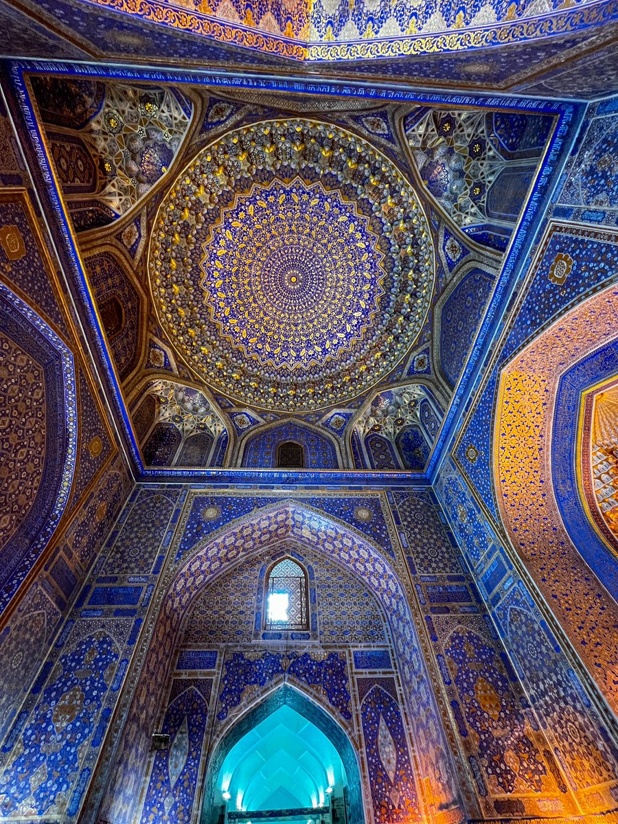 SasCrossCountry's tweet photo. I thought I’d seen it all in Khiva, but Samarkand was just as mindblowing. https://t.co/i3ol0h069W