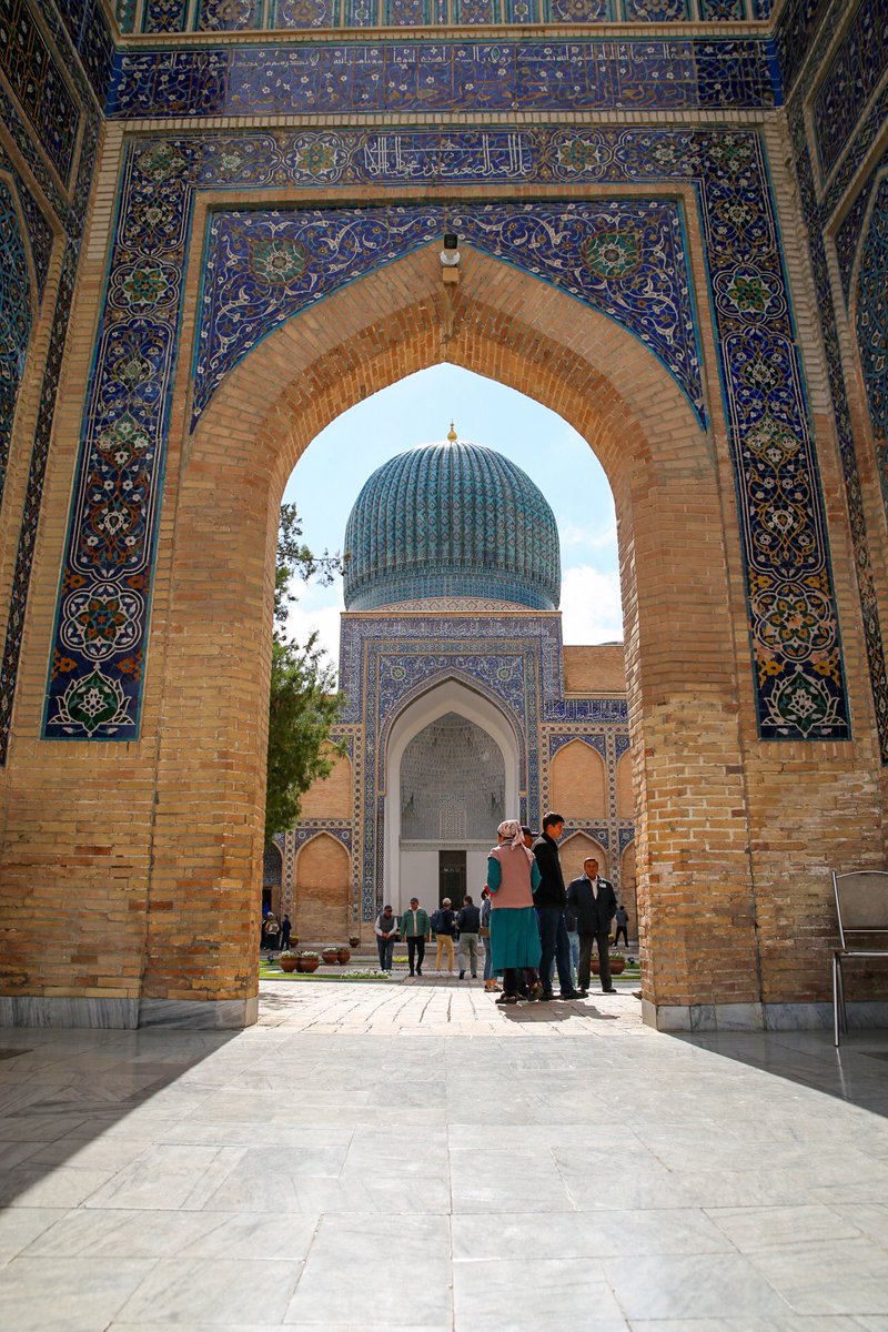SasCrossCountry's tweet photo. I thought I’d seen it all in Khiva, but Samarkand was just as mindblowing. https://t.co/i3ol0h069W