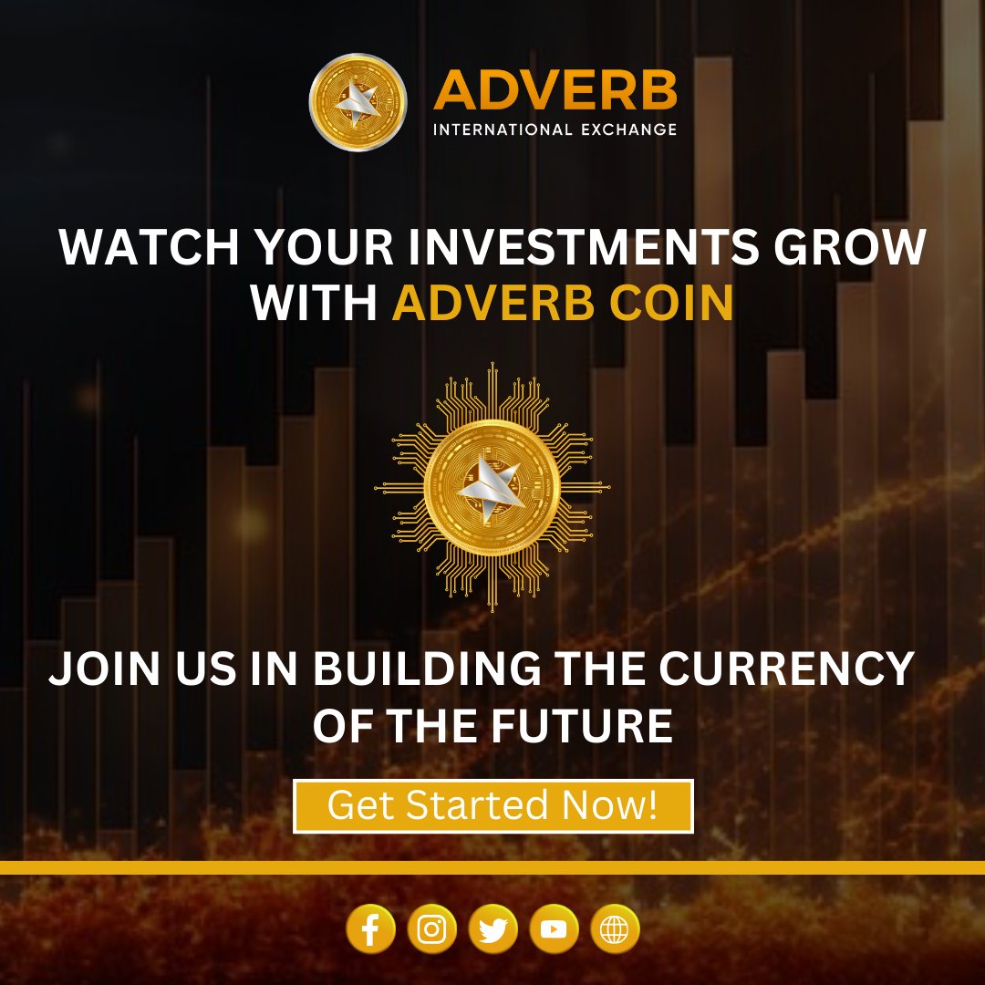 adverbcoins's tweet photo. Watch Your Investments Grow With Adverb Coin, Join us in building the currency
of the future.
Get Started Now!!
#advercoin #adverbexchange #adverbex #staking  #NFT #viral #trading #nftmarketplace #nfts #crypto #cryptowallet #walletaddress #cryptoasset #blockchain #cryptocurrency https://t.co/SnN2HpoHbi
