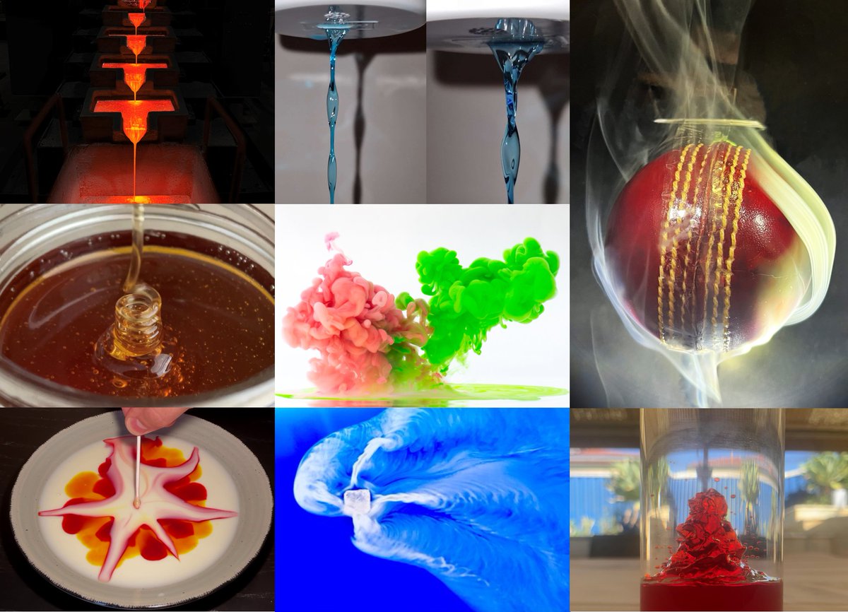 Breathtaking entries from #fluidmechanics students in the 2023 @uwanews Hydraulics Photo Competition: 
1: Oliver Moran (seam-induced swing)
2: Laura Ford (turbulent cream plumes)
3: Joshua Saari (rainbow milk Marangoni flow)
@fyfluiddynamics @uwaoceans @UWA_students #flumefriday