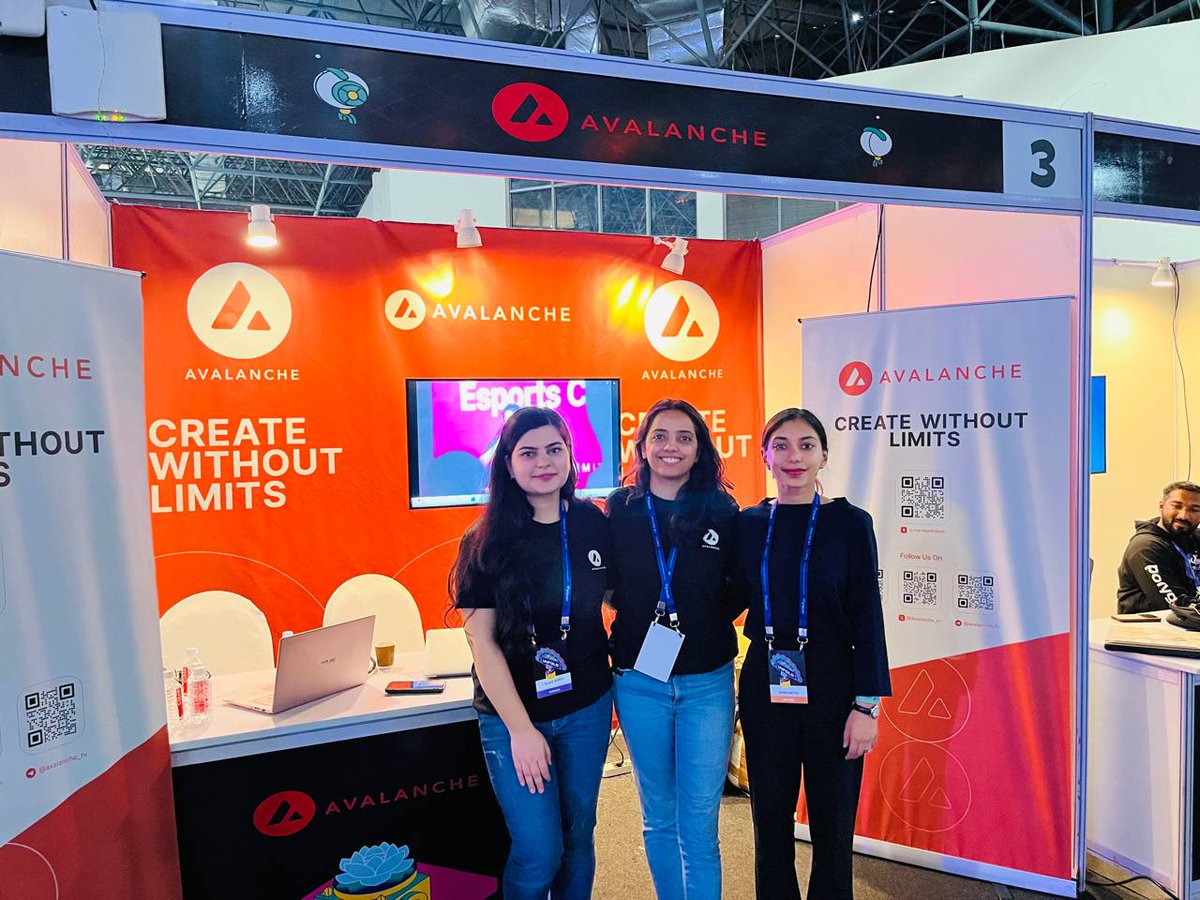 Avalanche_In's tweet image. #Avalanche 🇮🇳 team all set for #Unfold2023 Day 2!