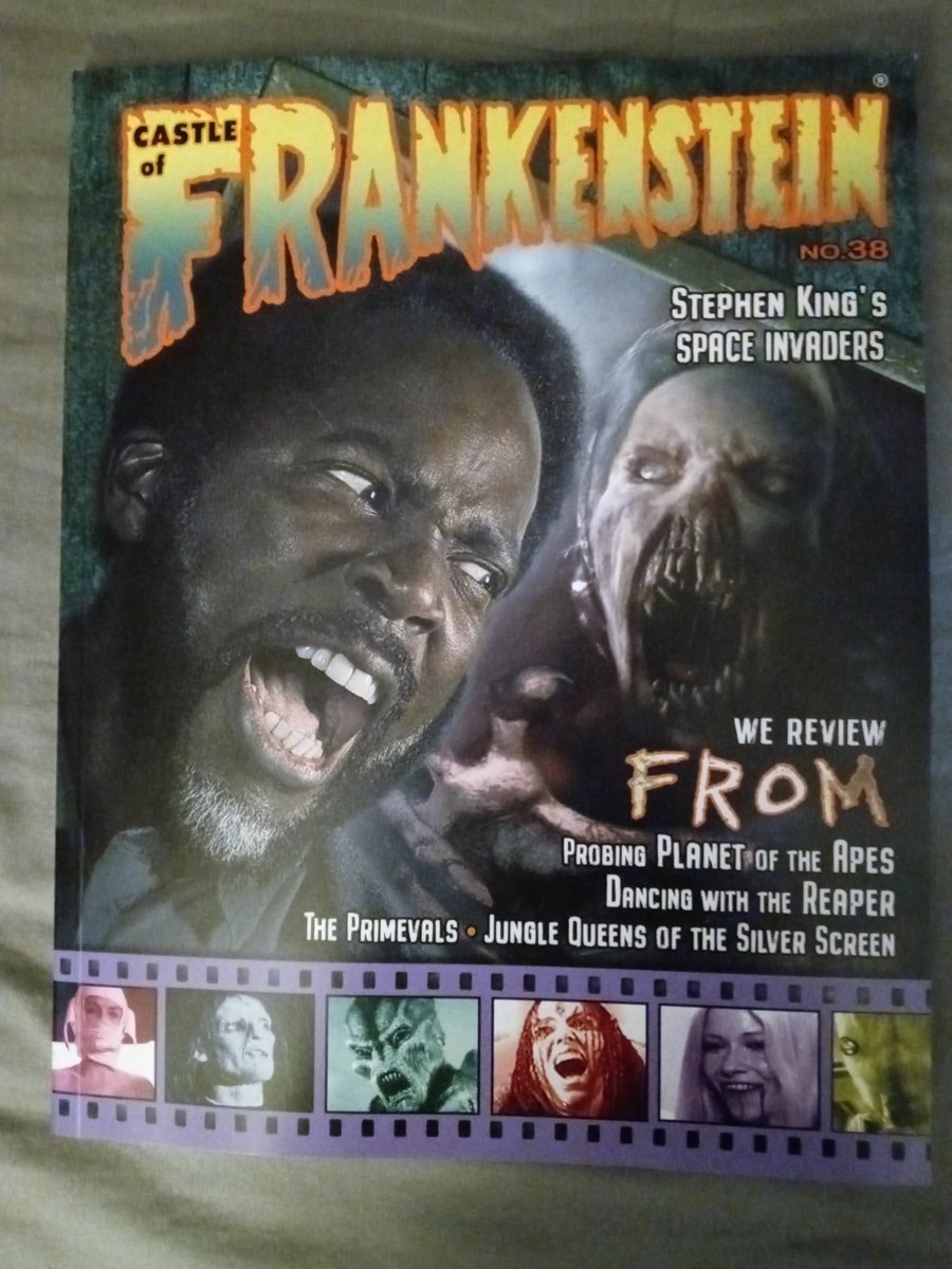 devastation79's tweet photo. grabbed a few things to read yesterday! #CastleOfFrankenstein magazine #Frontiersman vol.1 tpb* &amp; #firstknife vol.1 tpb* #read #comicbooks #horror #scifi #fantasy https://t.co/SyW1lFhGzP