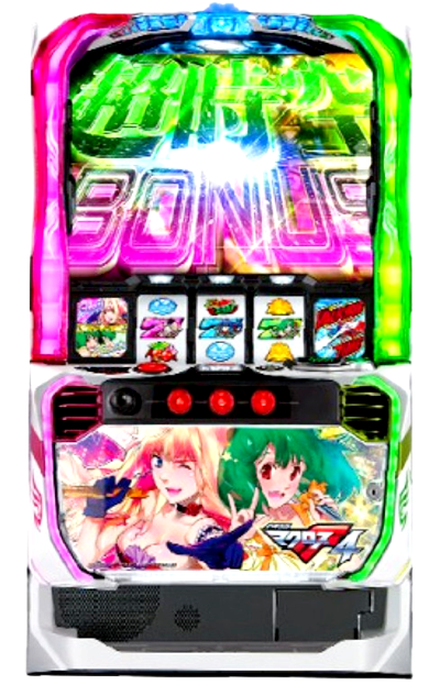 三共（SANKYO）君 スマスロマクロスフロンティア4 筐体画像 は こんな