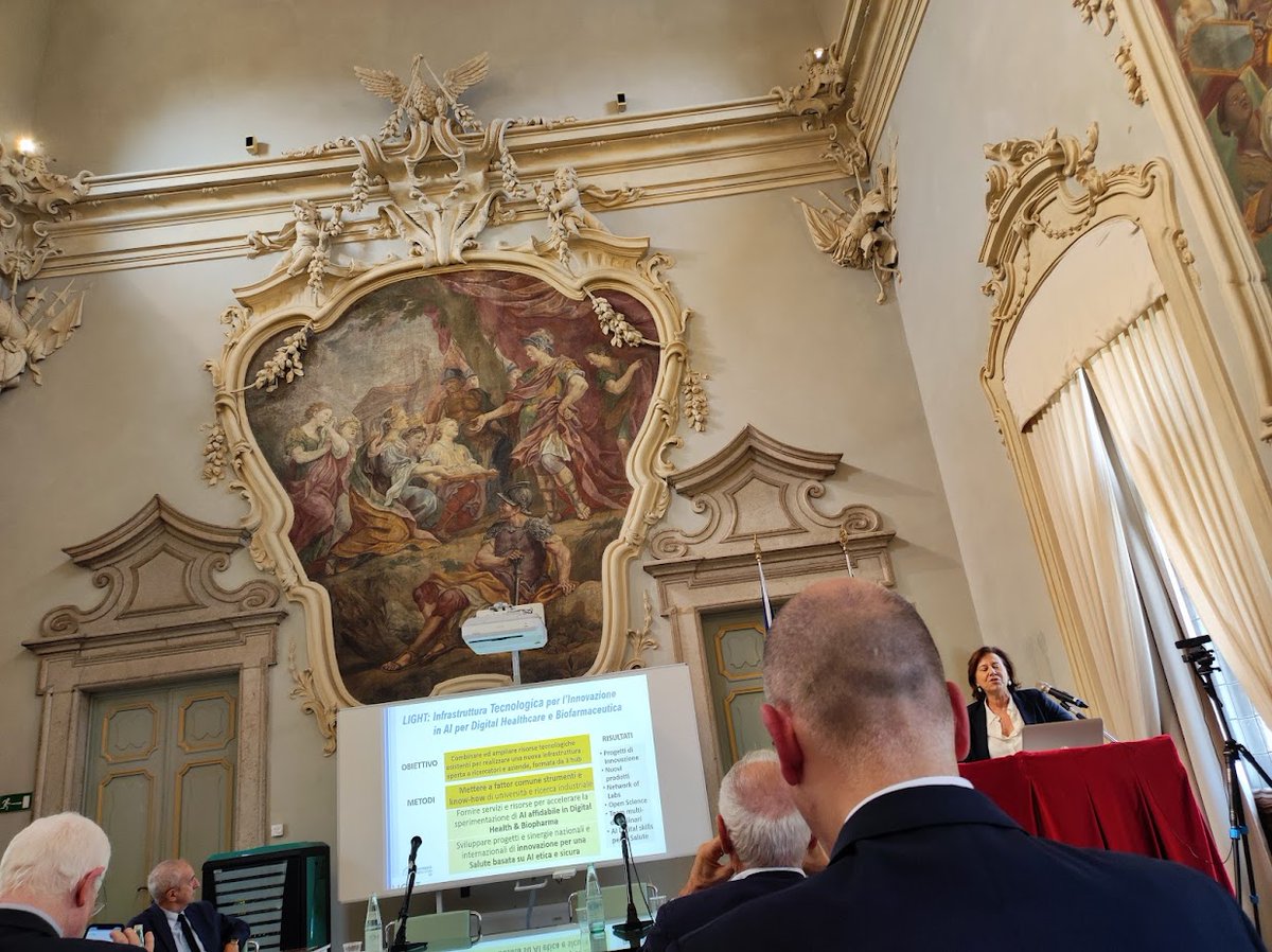 Vindunno's tweet photo. 👨‍💻 💊 🏥 ⚕ And the exploitation of @exscalate4cov  continues! I found a sequel of #Exscate4CoV project at the @UniBergamo during a visit of #science #journalists, I learned about the #LIGHT project, #AI #biopharma #hub #drugdiscovery #hospital #hpc #health https://t.co/8cg2qUFDTH