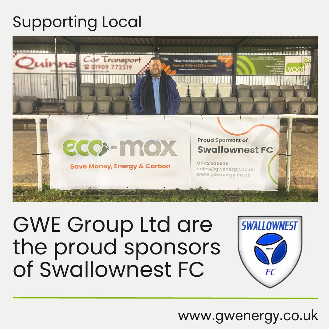 ZeronEcoVO's tweet image. 🤝 We are thrilled to announce that we are the proud sponsors of our local football team, @Swallownest_FC  🏆

Here's to a season filled with success and glory. Let's do this! ⚽💪
 
#GWEsupport #SwallownestFC #LocalTeam #Community #CSR #Football