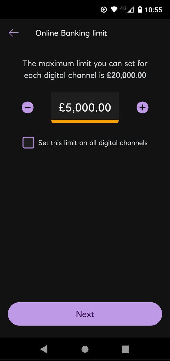 Mist66Mist's tweet photo. Natwest does not allow you to up the amount you won't to spend on online banking.unless you go biometric.even when it states you don't have to do it look at the last picture it must be biometric this is how there going to get everyone..... https://t.co/5hUaM1WkV7